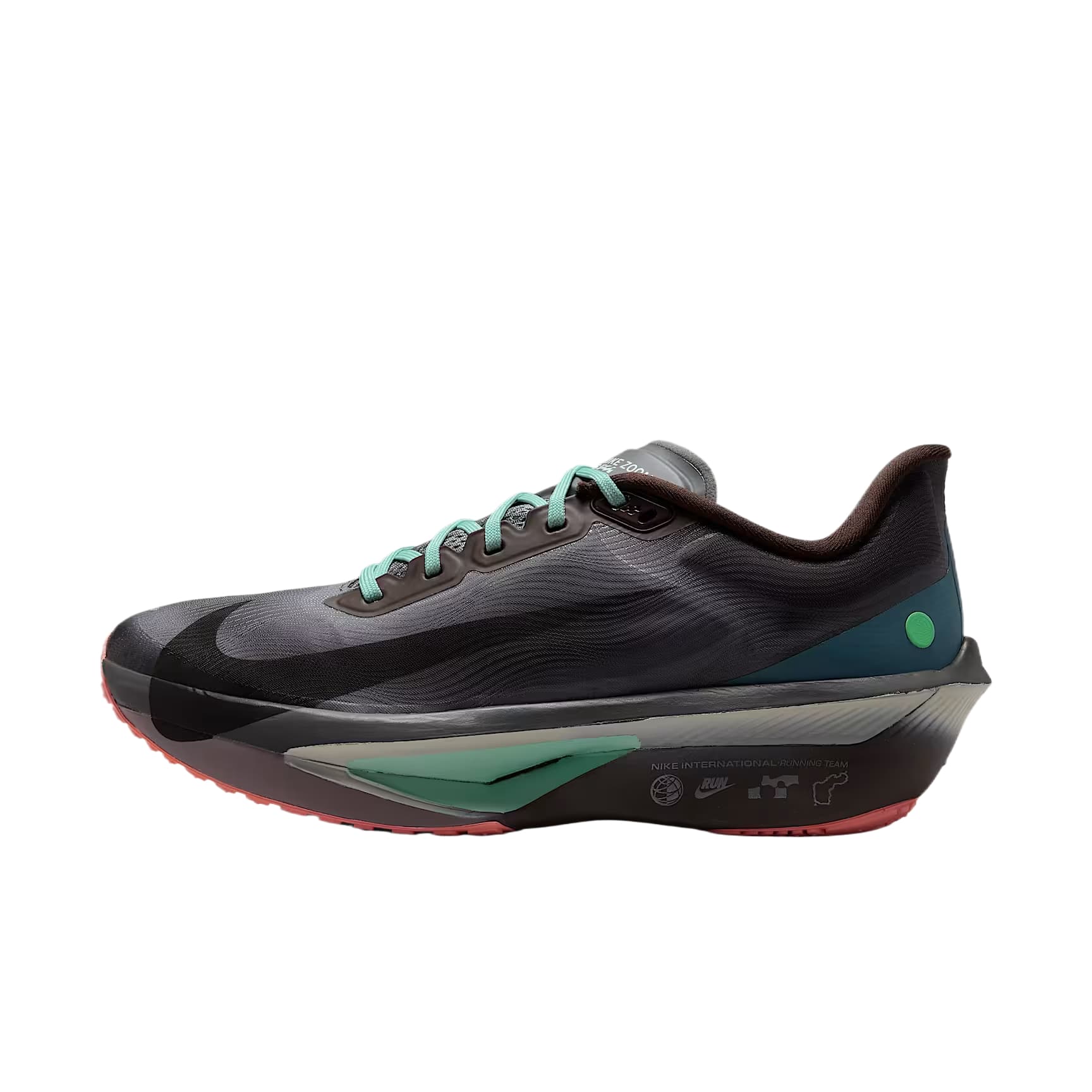 Кроссовки для бега Nike Zoom Fly 6 Беговые кроссовки Низкий Топ Барочный коричневый Дымчатый серый Железный камень Черный Мужской - изображение 1