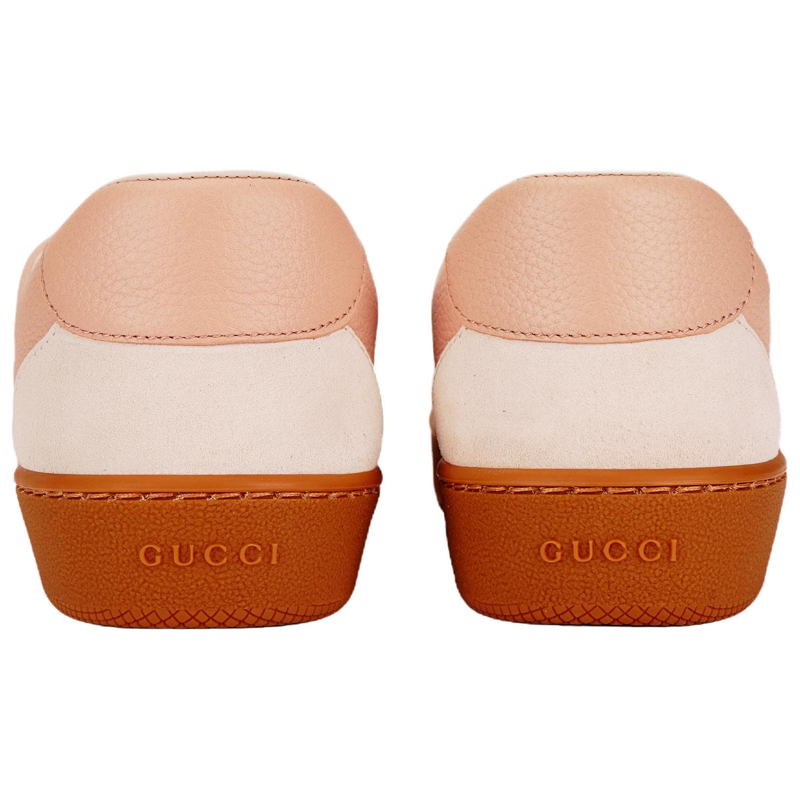 Кроссовки GUCCI G74 Кожа Замша Низкие Кеды Скейтборд Обувь Женские Розовые - изображение 4