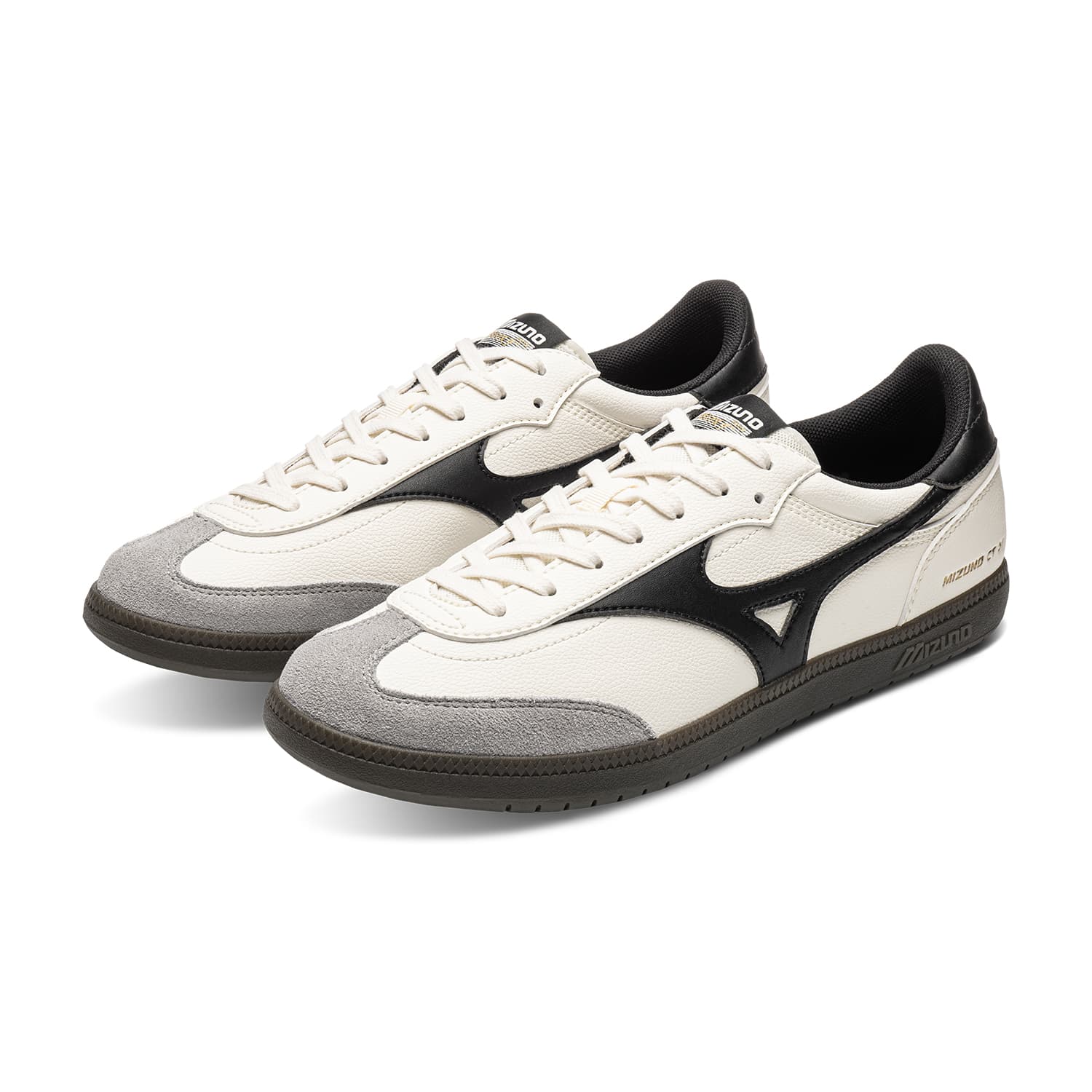 Кроссовки Mizuno CT 01 Skate Shoes Низкий Топ Стальной Серый Белый Черный Унисекс - изображение 4