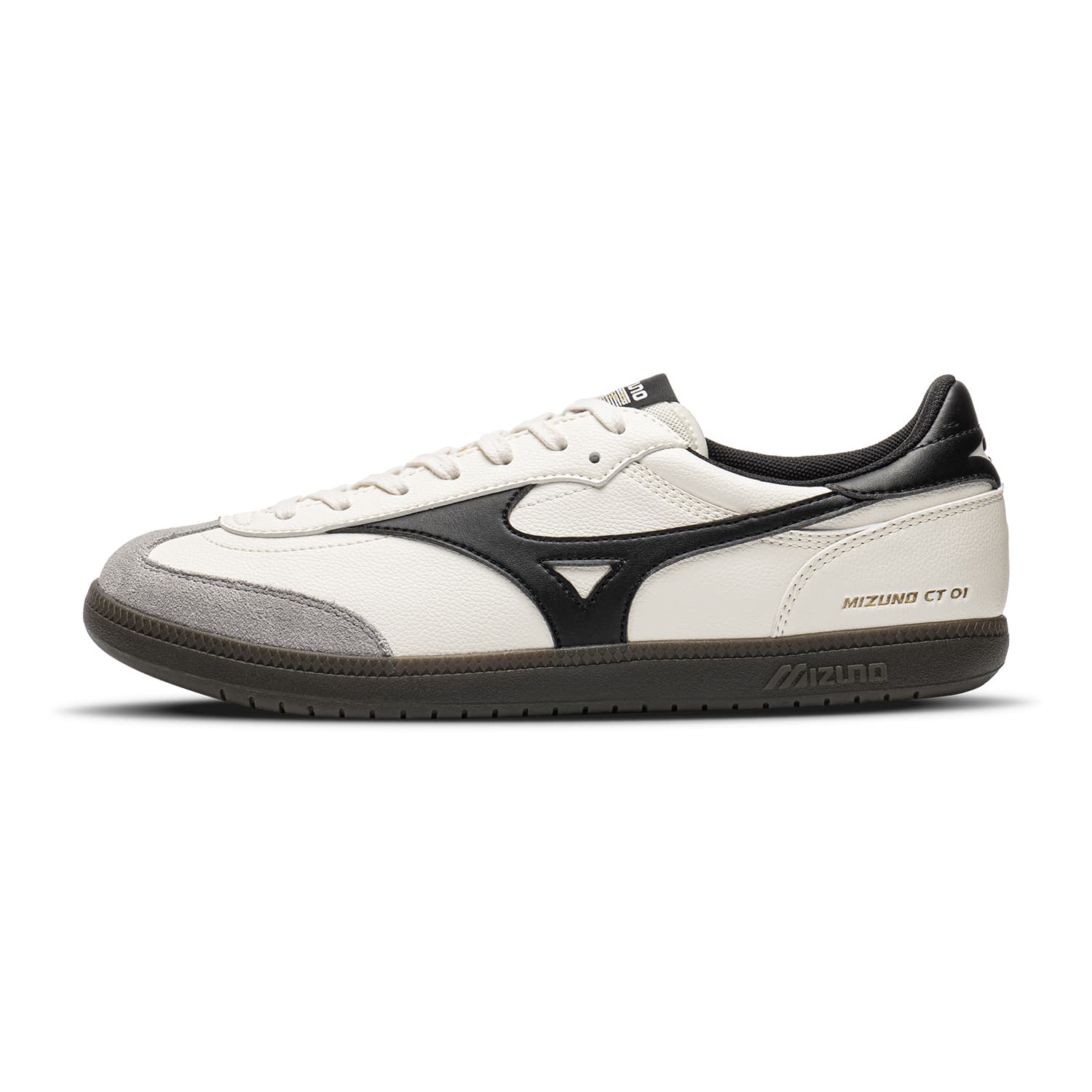 Кроссовки Mizuno CT 01 Skate Shoes Низкий Топ Стальной Серый Белый Черный Унисекс - изображение 1