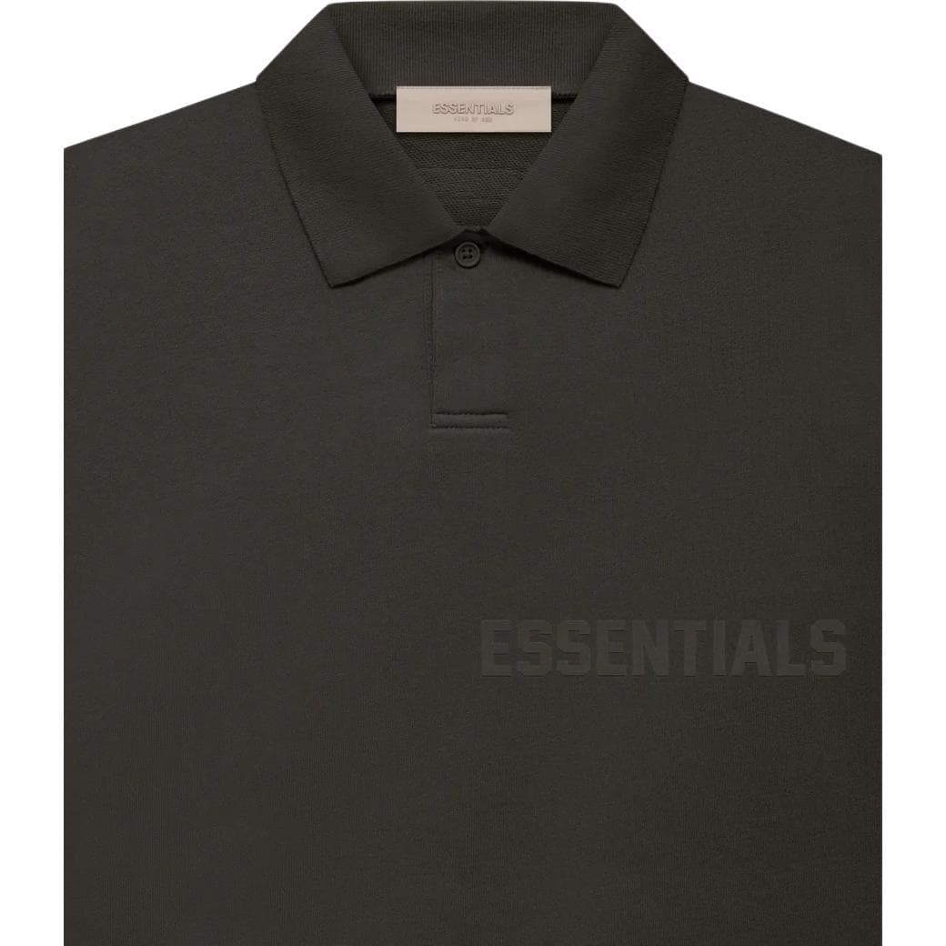 Поло Fear of God Essentials FW22 Ls Polo Off Black Polo - изображение 3