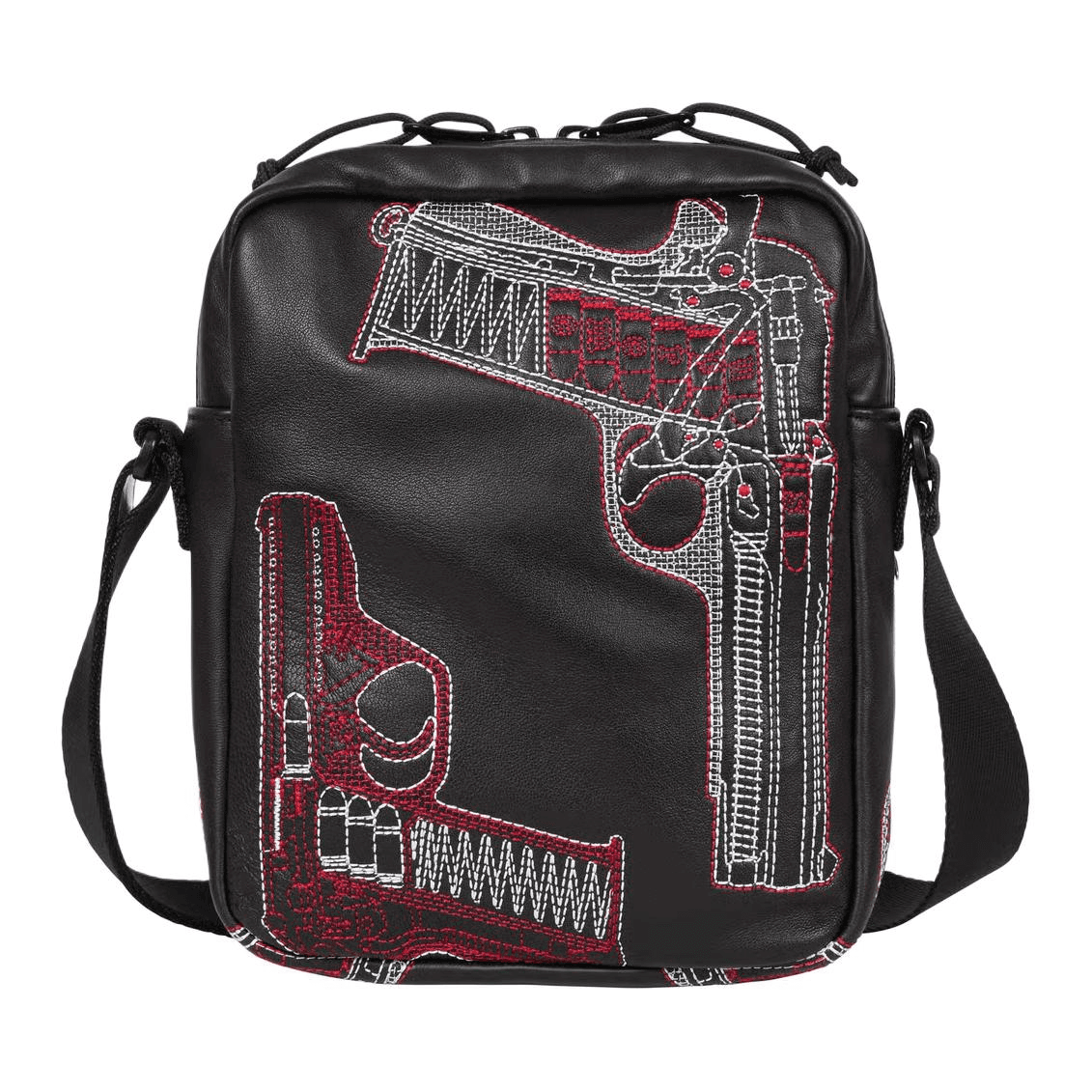 Сумка через плечо Supreme SS26 Crossbody Bag Black Unisex - изображение 2