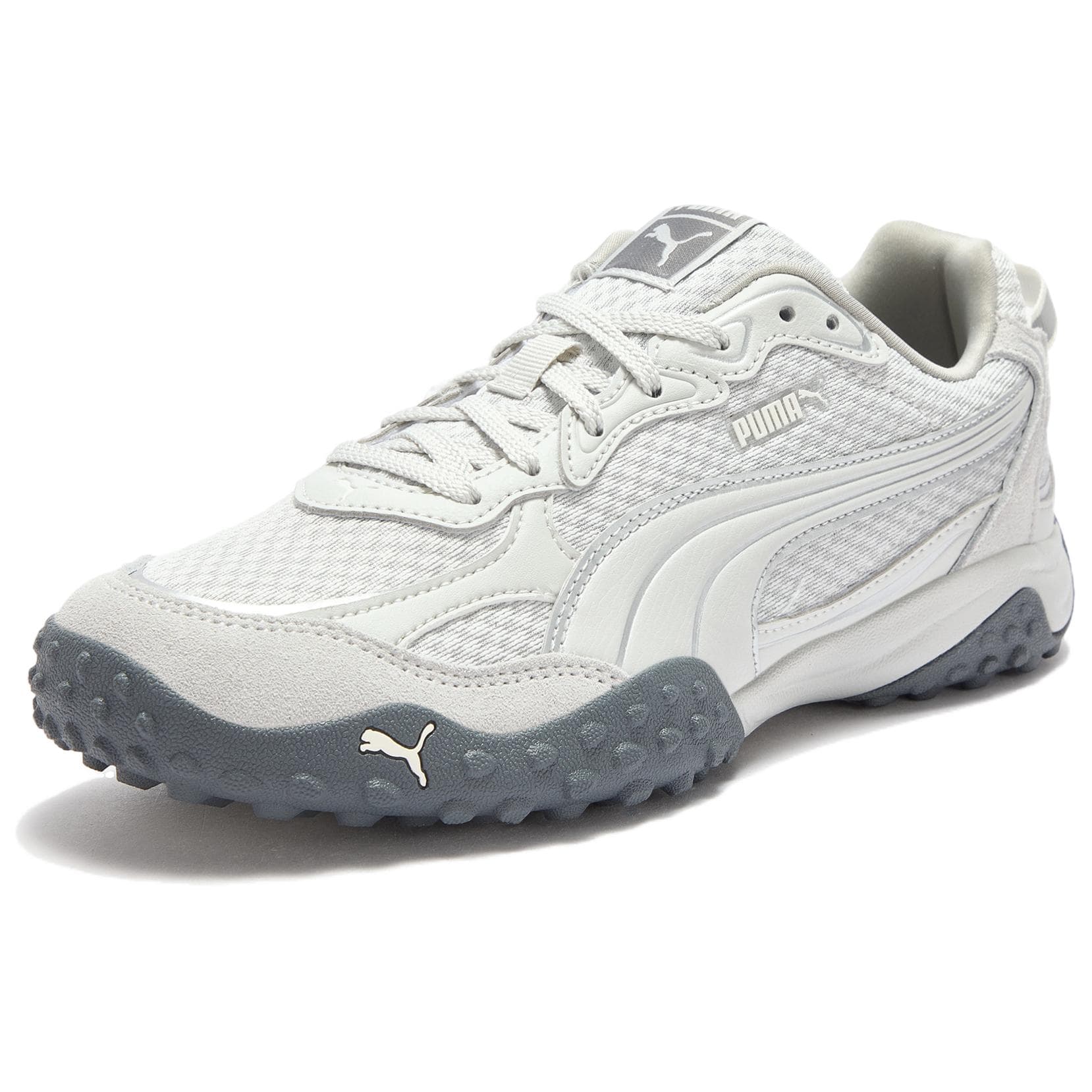 Кроссовки PUMA Rollcat Повседневная обувь Серый Белый Унисекс - изображение 3