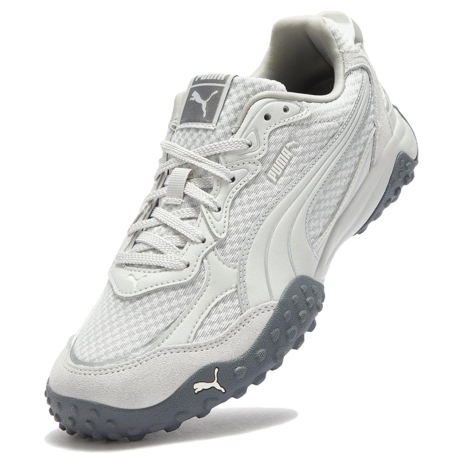 Кроссовки PUMA Rollcat Повседневная обувь Серый Белый Унисекс - изображение 5