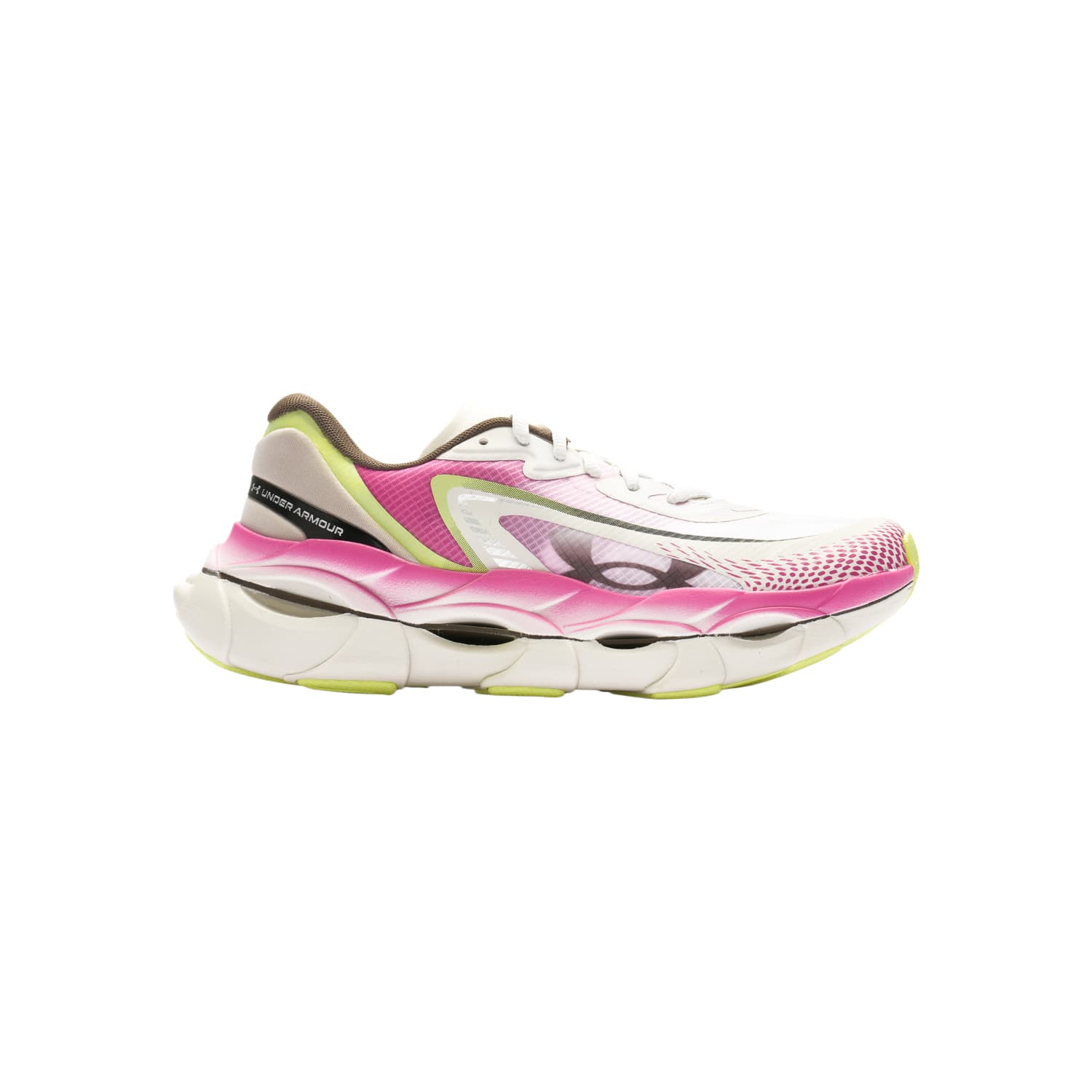 Кроссовки для бега Under Armour Heartbeat Racer2 Беговые кроссовки Low Топ Белый цвет вершины Женские - изображение 2