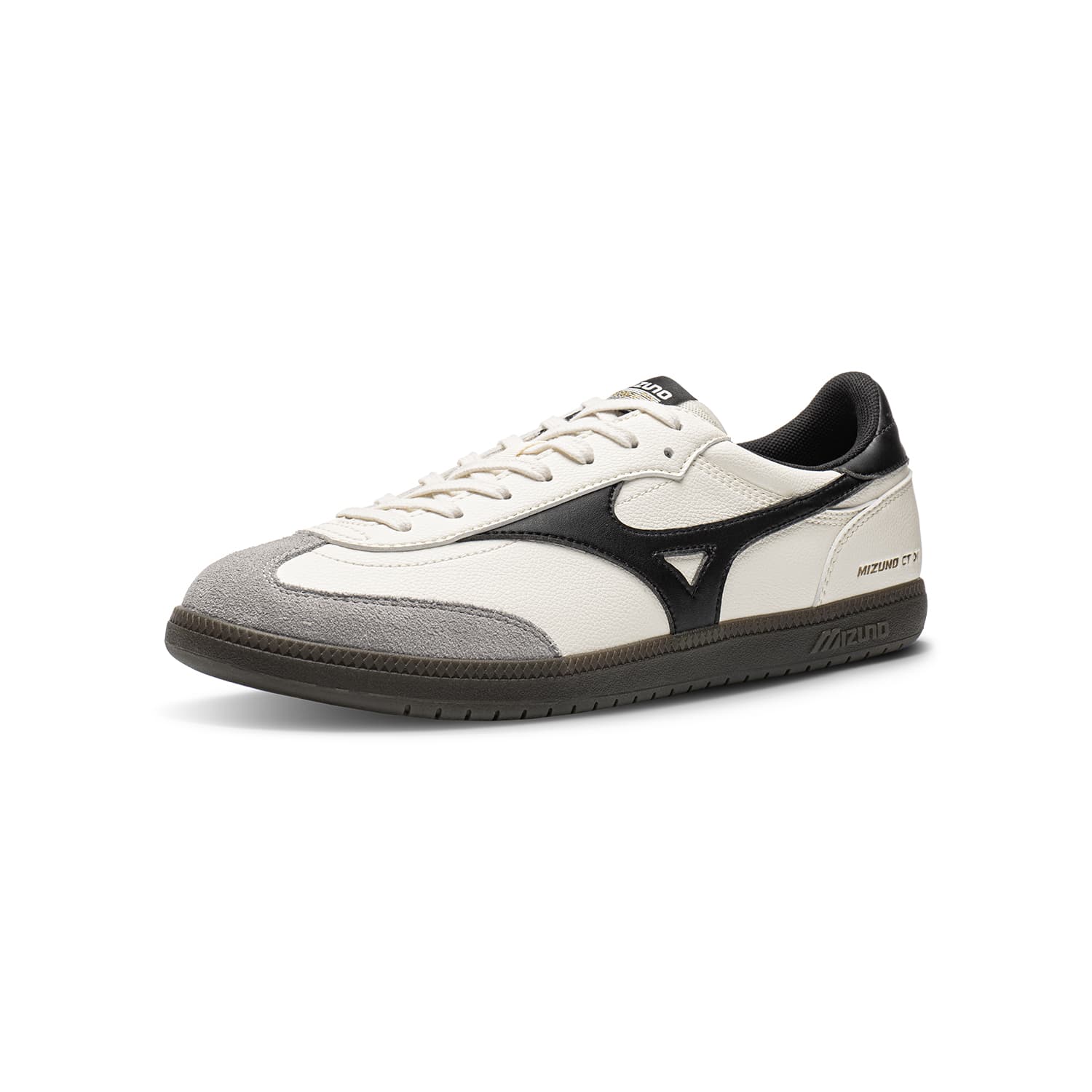 Кроссовки Mizuno CT 01 Skate Shoes Низкий Топ Стальной Серый Белый Черный Унисекс - изображение 2