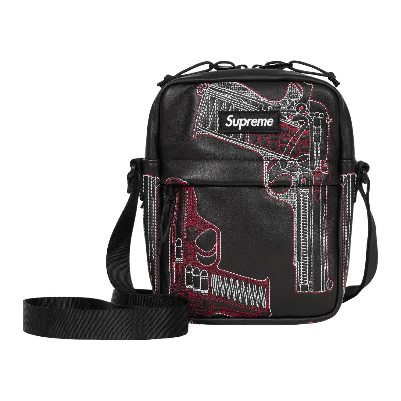 Сумка через плечо Supreme SS26 Crossbody Bag Black Unisex - изображение 1