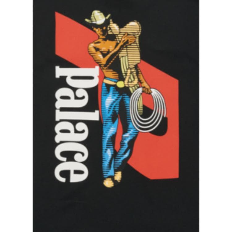 Футболка PALACE SS22 Saves T-shirt Black LogoT - изображение 4