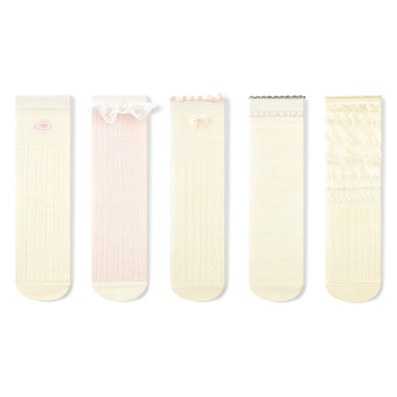 Носки PRIMEET Fresh Look Girlish 5 пар Женские Высокие носки - изображение 1