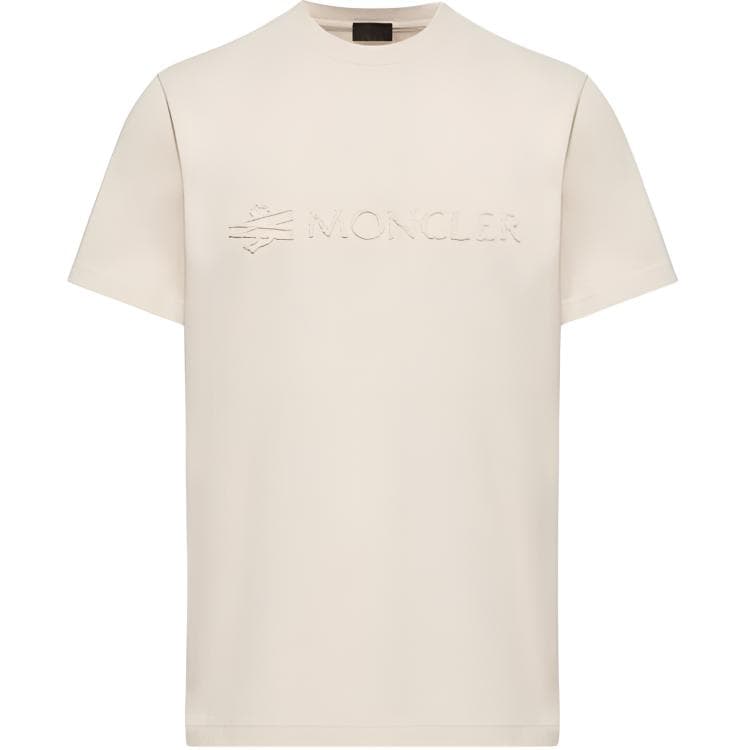 Футболка Moncler FW26 Айвори Мужские T-рубашки - изображение 1