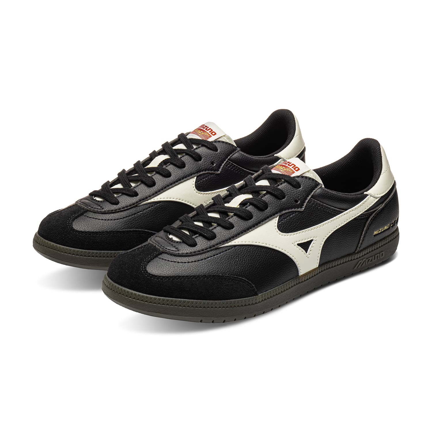 Кроссовки Mizuno CT 01 Кеды для скейтбординга Low Топ Черный белый Унисекс - изображение 4