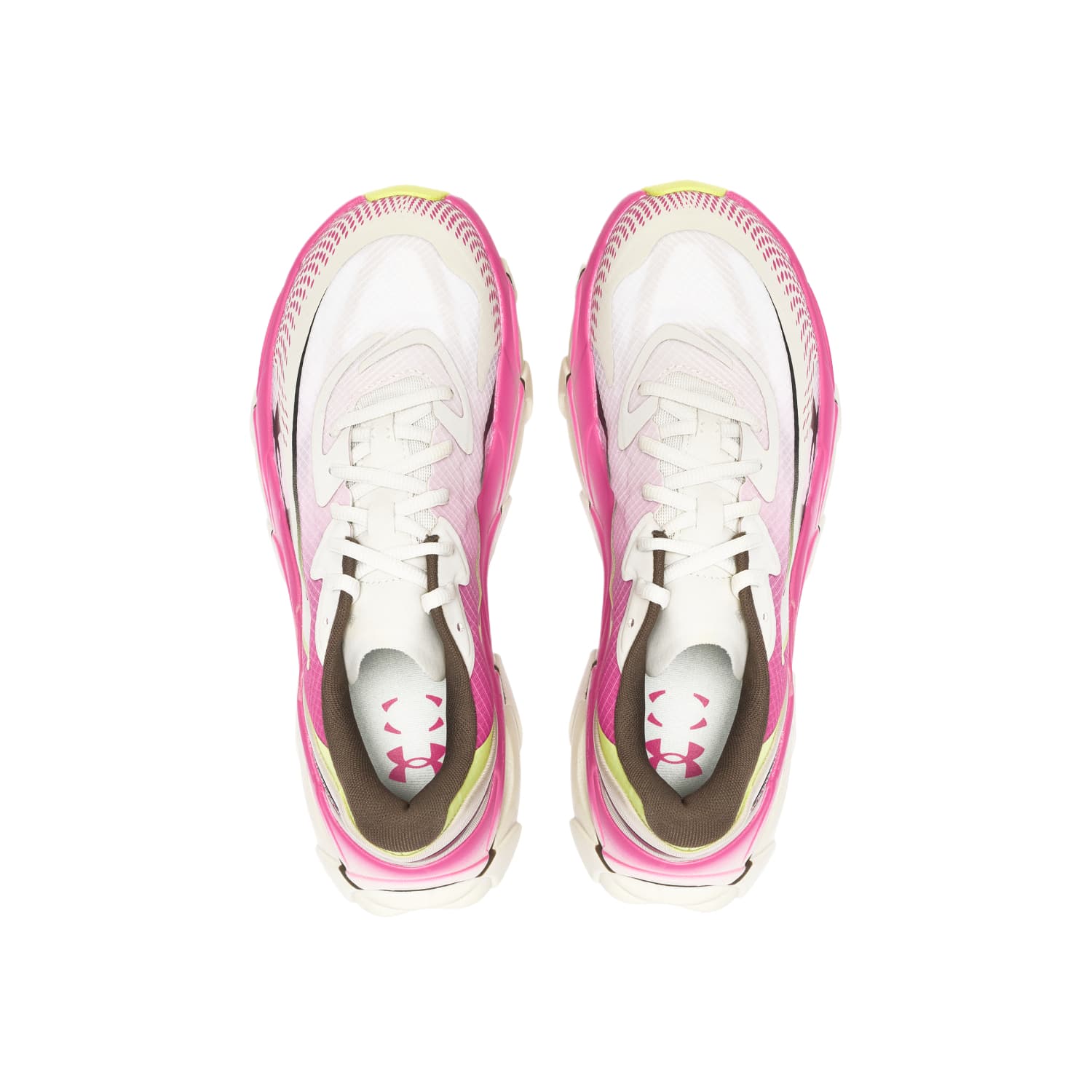 Кроссовки для бега Under Armour Heartbeat Racer2 Беговые кроссовки Low Топ Белый цвет вершины Женские - изображение 3