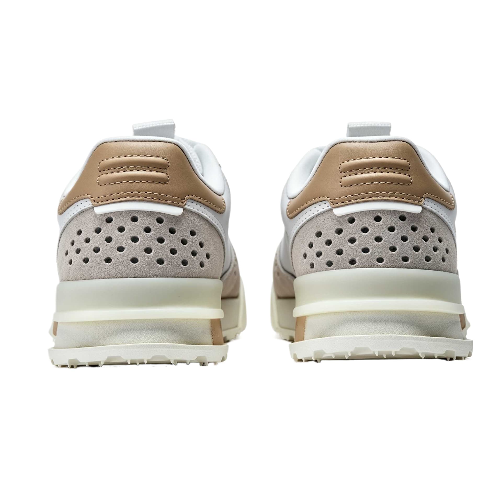 Кроссовки для спортзала LACOSTE Elite Active Тренировочные кроссовки Low Топ Белый Светло-коричневый Женские - изображение 3