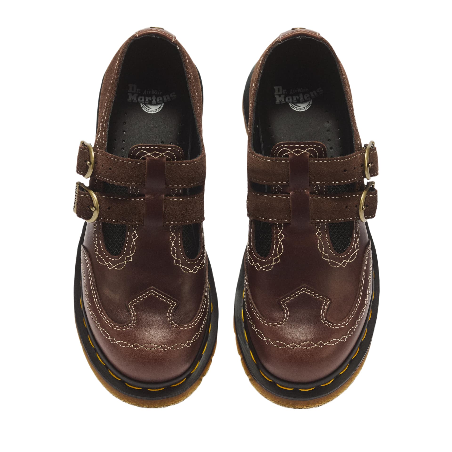 Dr.Martens Mary Jane Shoes Brown Women's - изображение 4