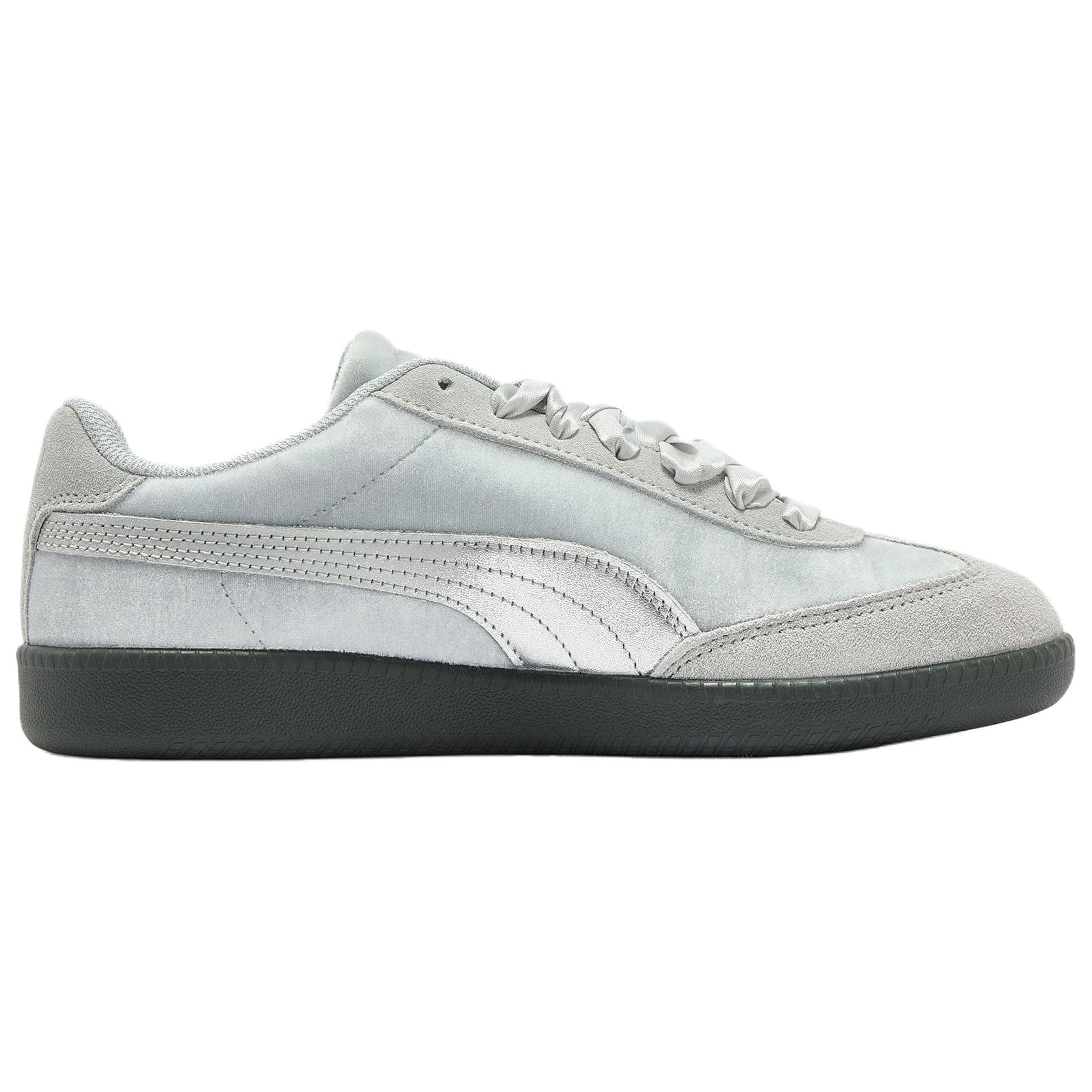 Кроссовки PUMA 9-T Лоу-топы Кеды немецкой армии (GAT) Женские Светло-серебристо-серый - изображение 2