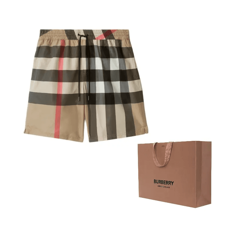 Burberry Пляжные шорты Мужские Бежевые - изображение 2