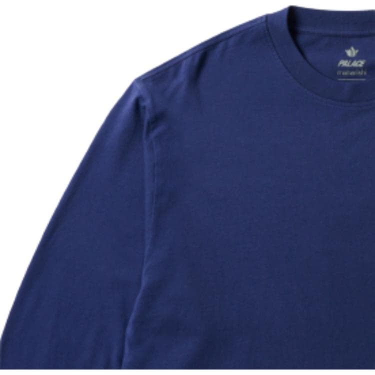 Футболка PALACE SS25Maharishi T-Shirt Унисекс Морской Синий - изображение 3