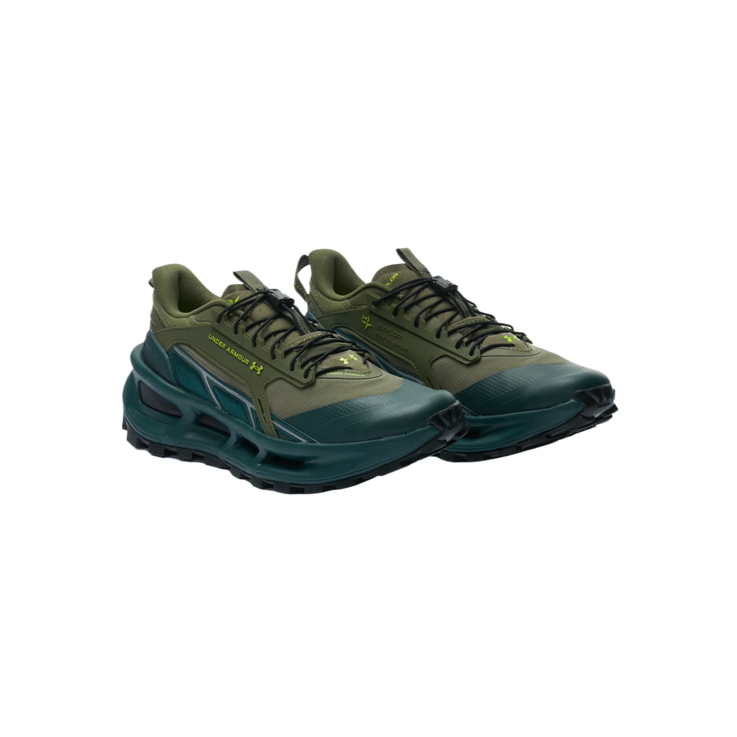 Кроссовки Under Armour EXPLOR Trail Беговые кроссовки Низкий Топ Misty Green Унисекс - изображение 3