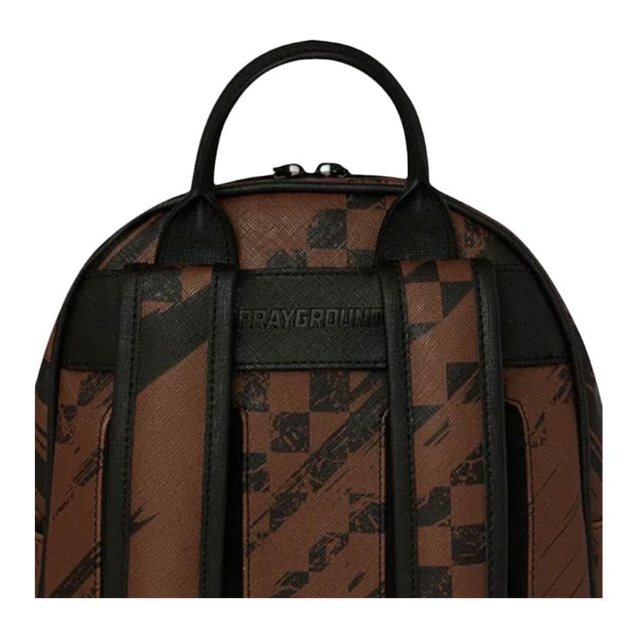 Рюкзак SPRAYGROUND Поливинилхлорид (ПВХ) Рюкзаки Унисекс Коричневый Черный - изображение 5