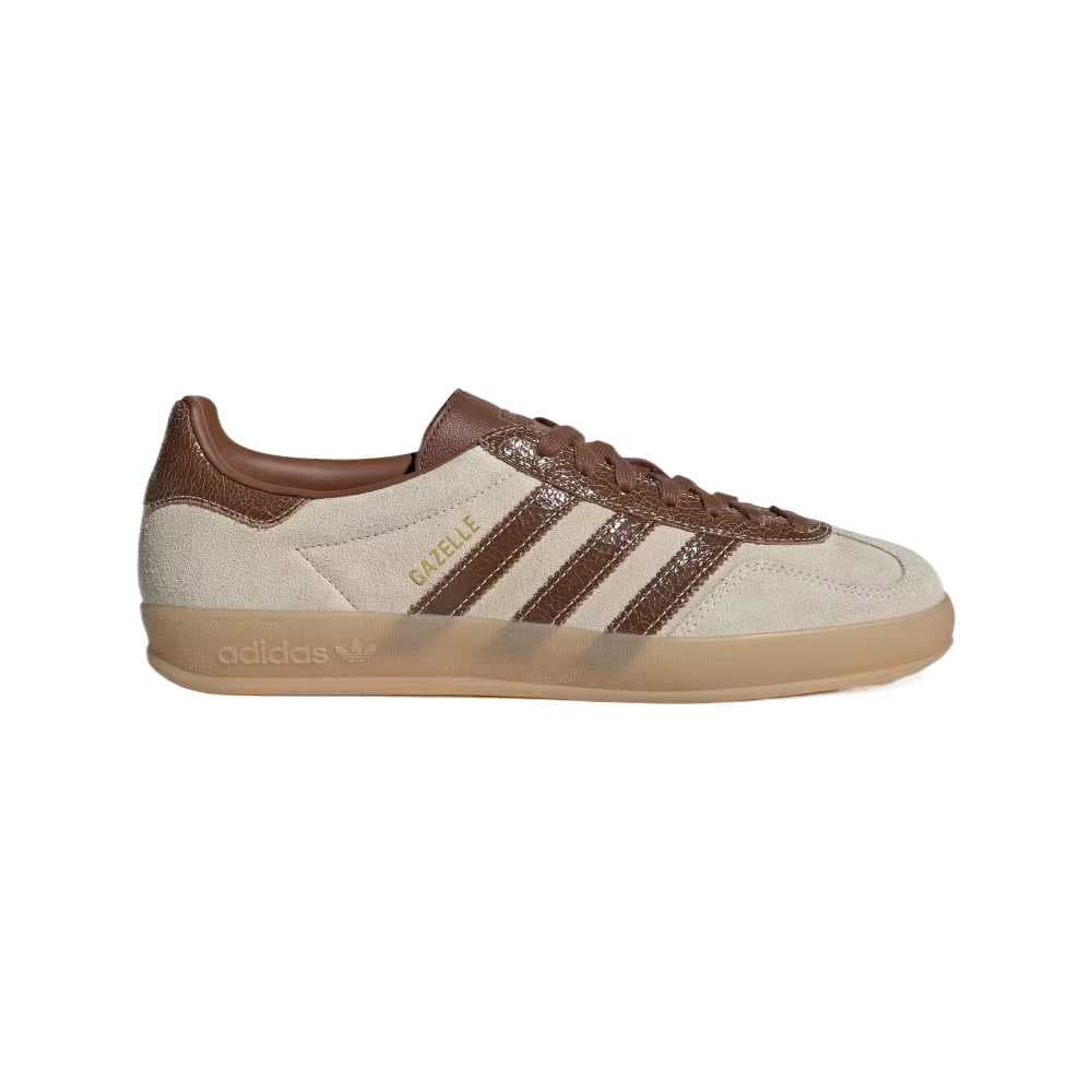 Кроссовки Adidas Originals Gazelle Повседневная обувь Низкий Топ Бежевый Подержанный Коричневый Стиль Сырой Резиновая подошва Мужской - изображение 2