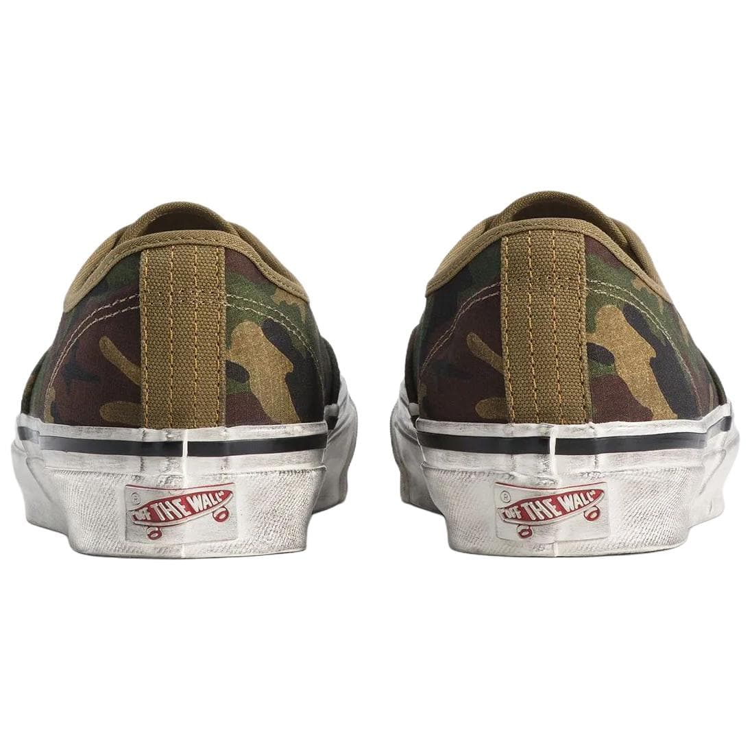 Кроссовки Vans Authentic 44 Кеды для скейтбординга Low Топ Камуфляж Коричнево-зеленый Мужской - изображение 3