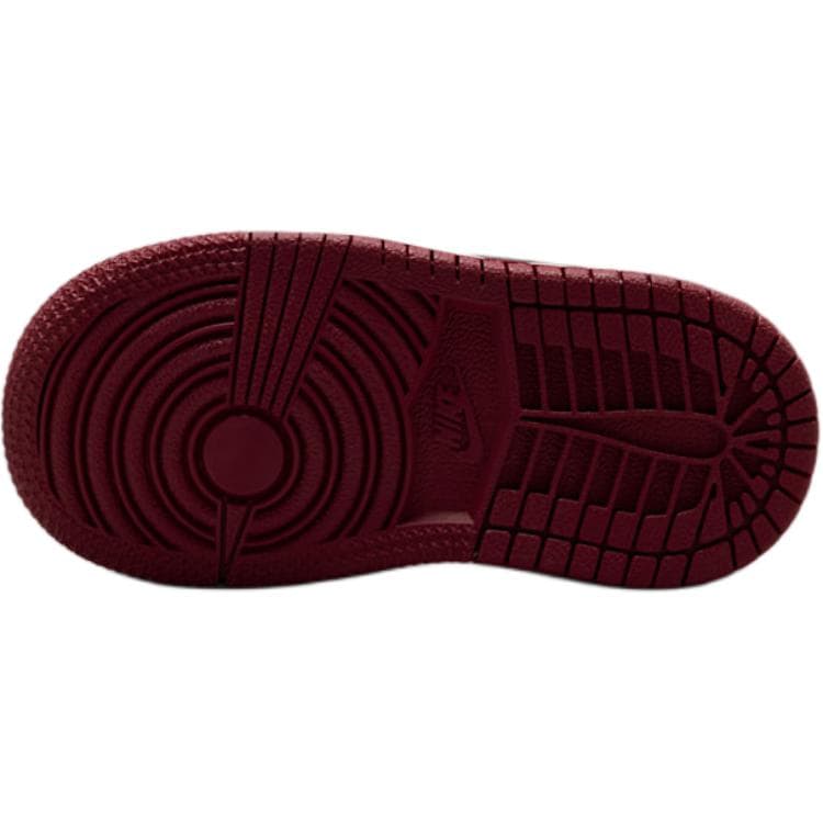 Кроссовки Jordan Air Jordan 1 Дышащий High Топ Обувь для малышей Тень Коричневый Infant and Toddler - изображение 6