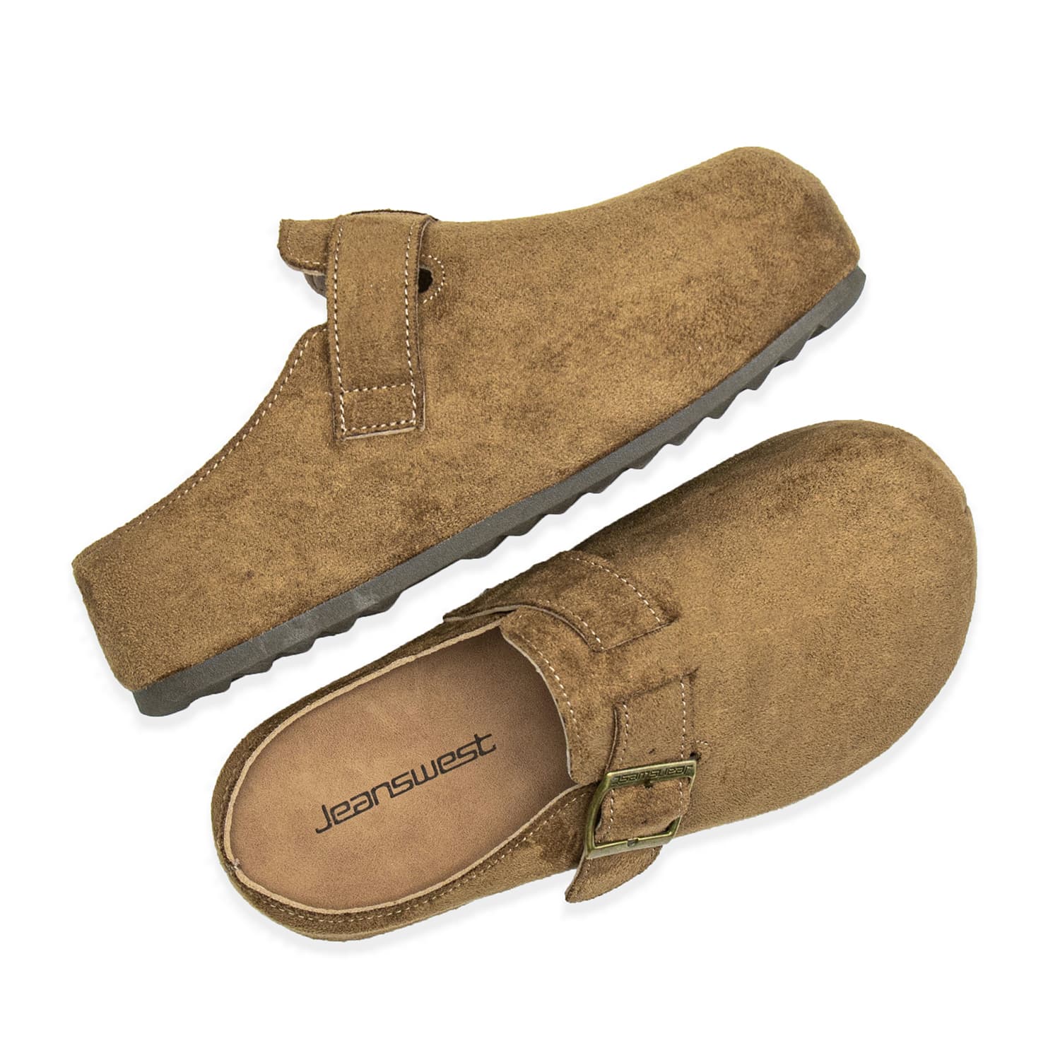 Сандалии JEANSWEST Birkenstock Стиль Обувь Земляной кофе Женские - изображение 2