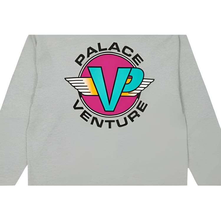 Кофта PALACE Palace Venture Longsleeve Grey Marl SS22 - изображение 6