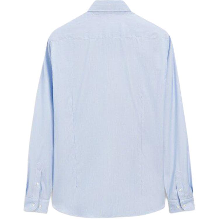 Рубашка Massimo Dutti Мужские Синие Рубашки - изображение 2