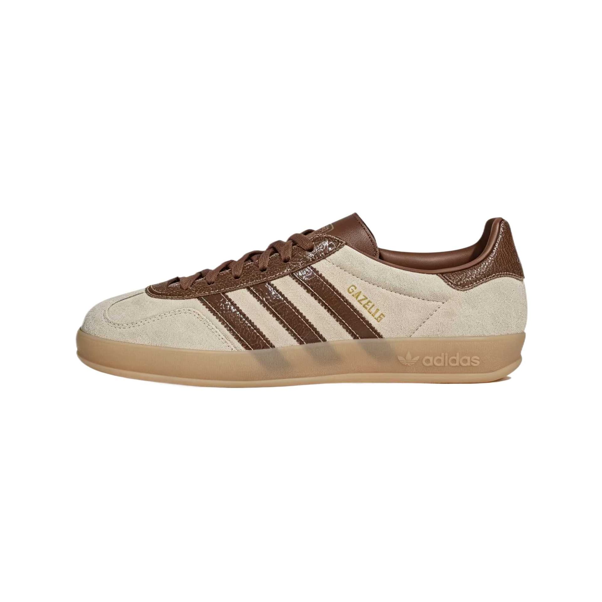 Кроссовки Adidas Originals Gazelle Повседневная обувь Низкий Топ Бежевый Подержанный Коричневый Стиль Сырой Резиновая подошва Мужской - изображение 1