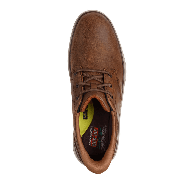 Skechers BURKETT Slip ins Кожа Туфли Мужской Коричневый - изображение 4