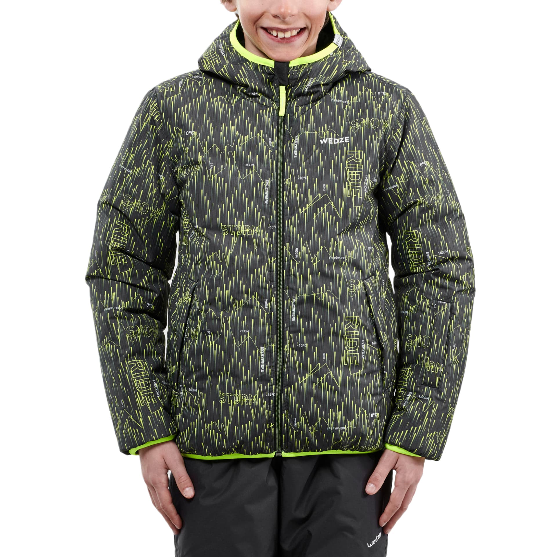 DECATHLON Черный Черный Kids Детская лыжная одежда - изображение 1