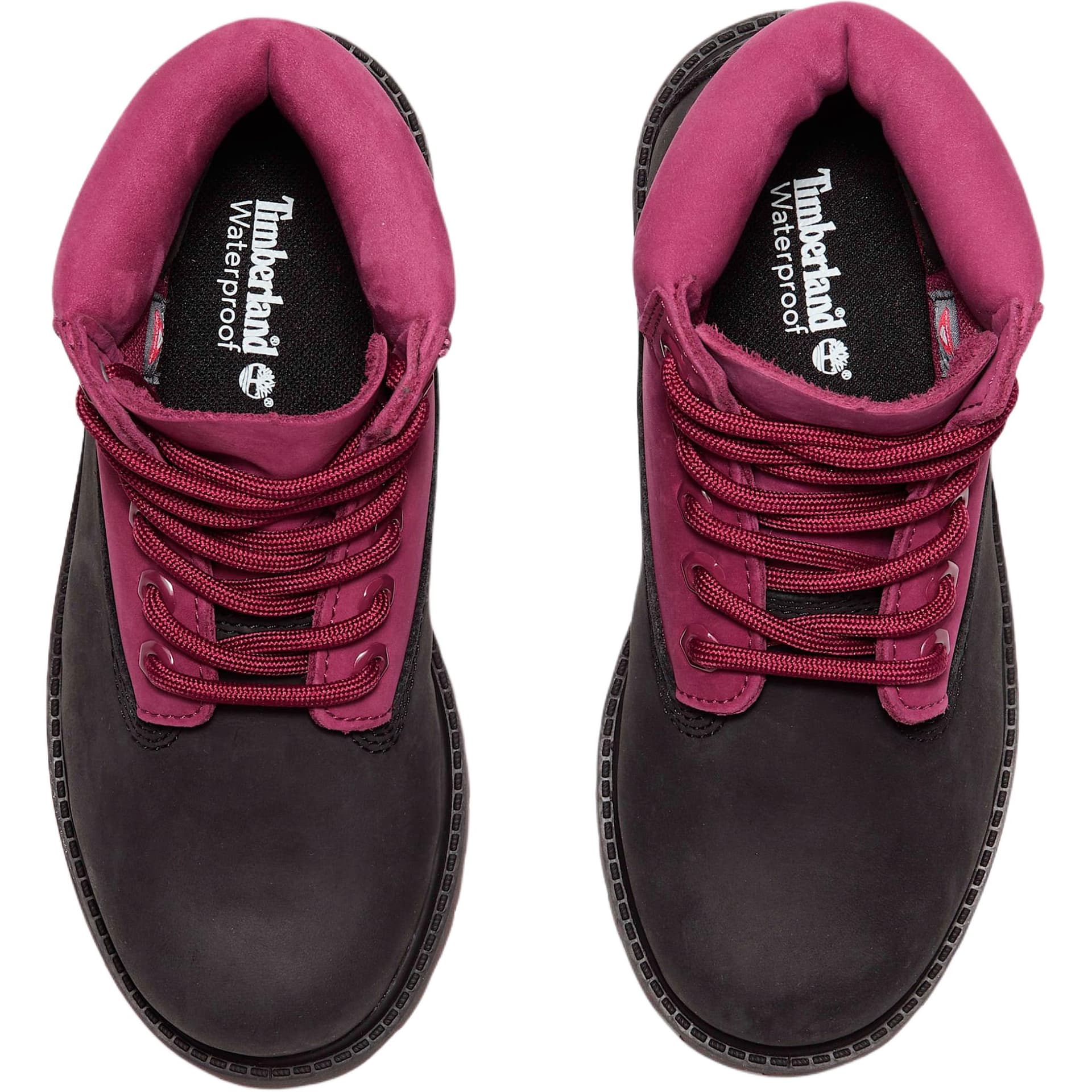 Timberland Премиум Детские ботинки Черный Розовый Дошкольный - изображение 4