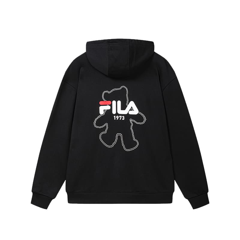 Кофта FILA Свитшот Унисекс Глубокий черный - изображение 2
