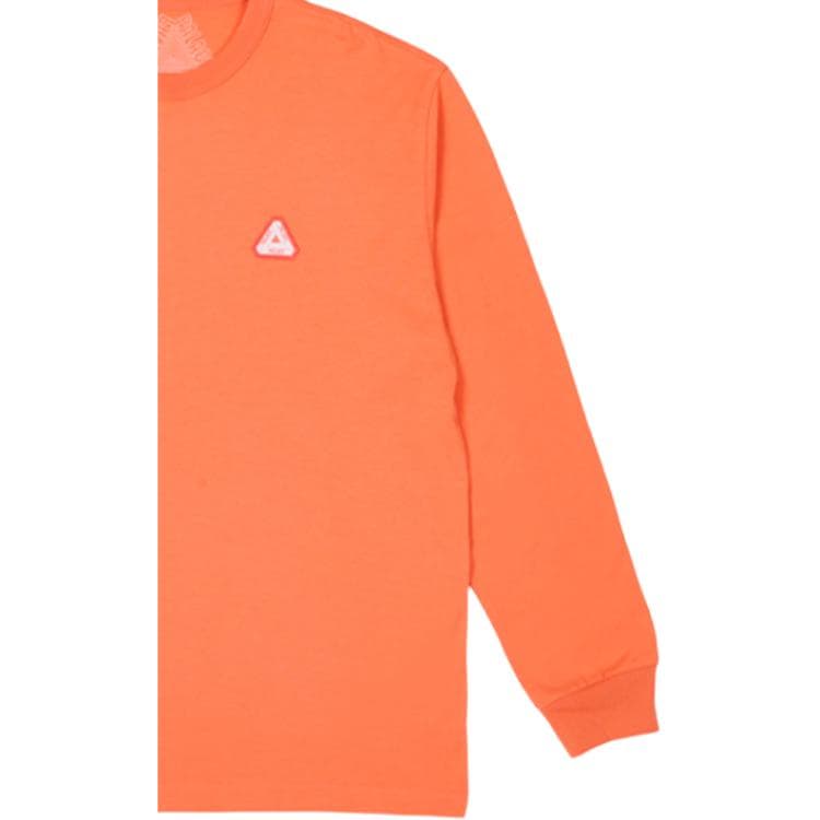 Кофта PALACE FW23 Sofar Longsleeve T-shirt с круглым вырезом и треугольным логотипом Унисекс Оранжевый - изображение 5