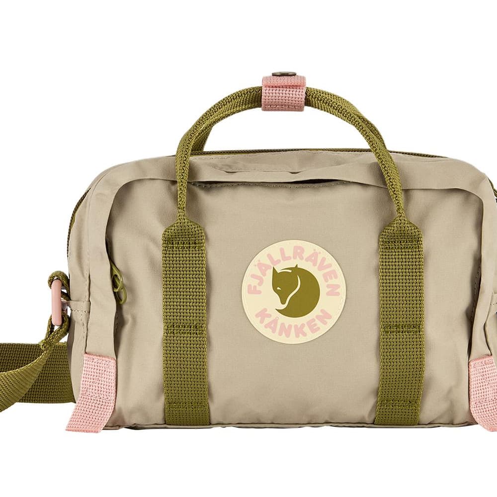 Fjallraven Kanken Туристические сумки Каменный цвет и Листовой зеленый Унисекс - изображение 4
