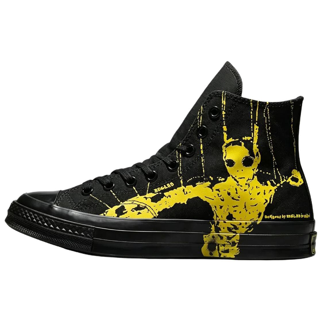 Кеды Converse Chuck 70 Кеды Высокие Черные Золотые Мужские - изображение 1
