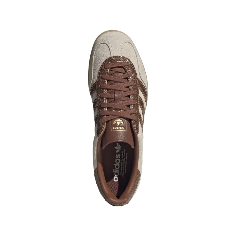 Кроссовки Adidas Originals Gazelle Повседневная обувь Низкий Топ Бежевый Подержанный Коричневый Стиль Сырой Резиновая подошва Мужской - изображение 3