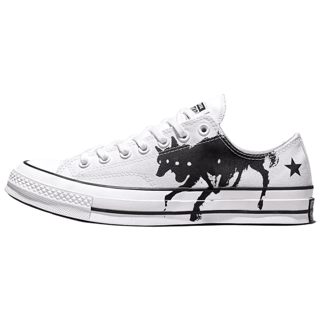 Кеды Конверс x EDGLRD Chuck 70 Низкие кеды Мужские Белый Черный - изображение 1