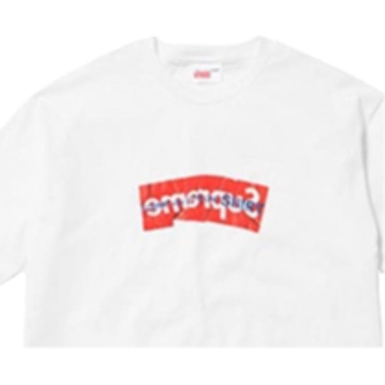 Футболка Supreme x CDG Box Logo Tee White - изображение 5