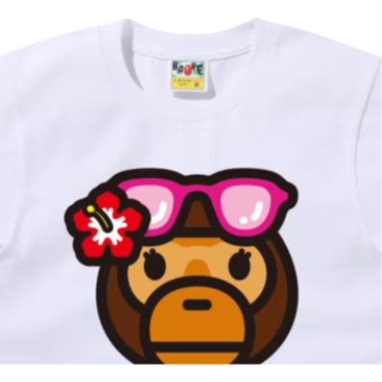 Футболка A BATHING APE Baby Lisa Женские T-рубашки - изображение 2