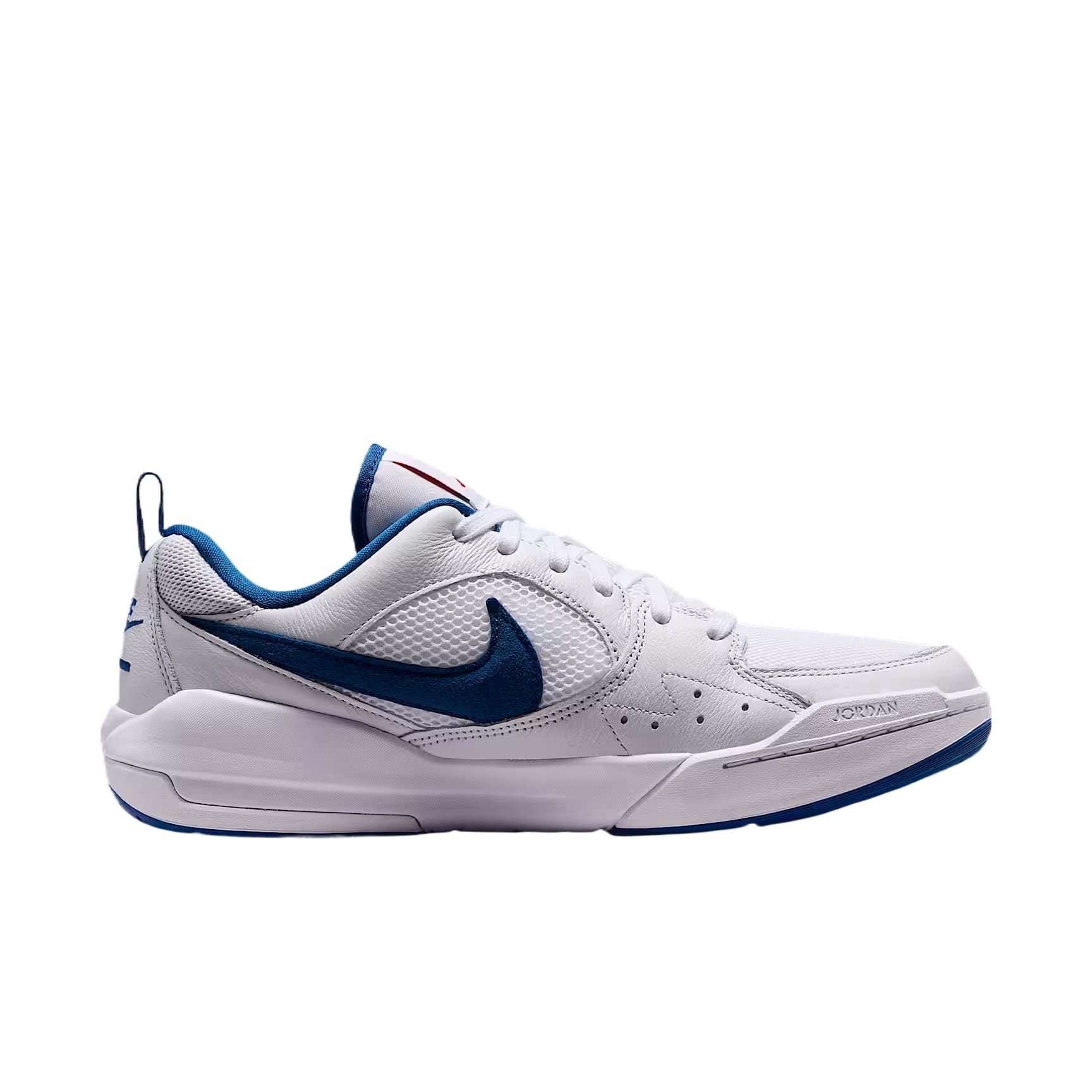 Кроссовки Jordan Comfort Повседневная обувь Low Топ Белый True Синий Бразильский Красный Мужской - изображение 2