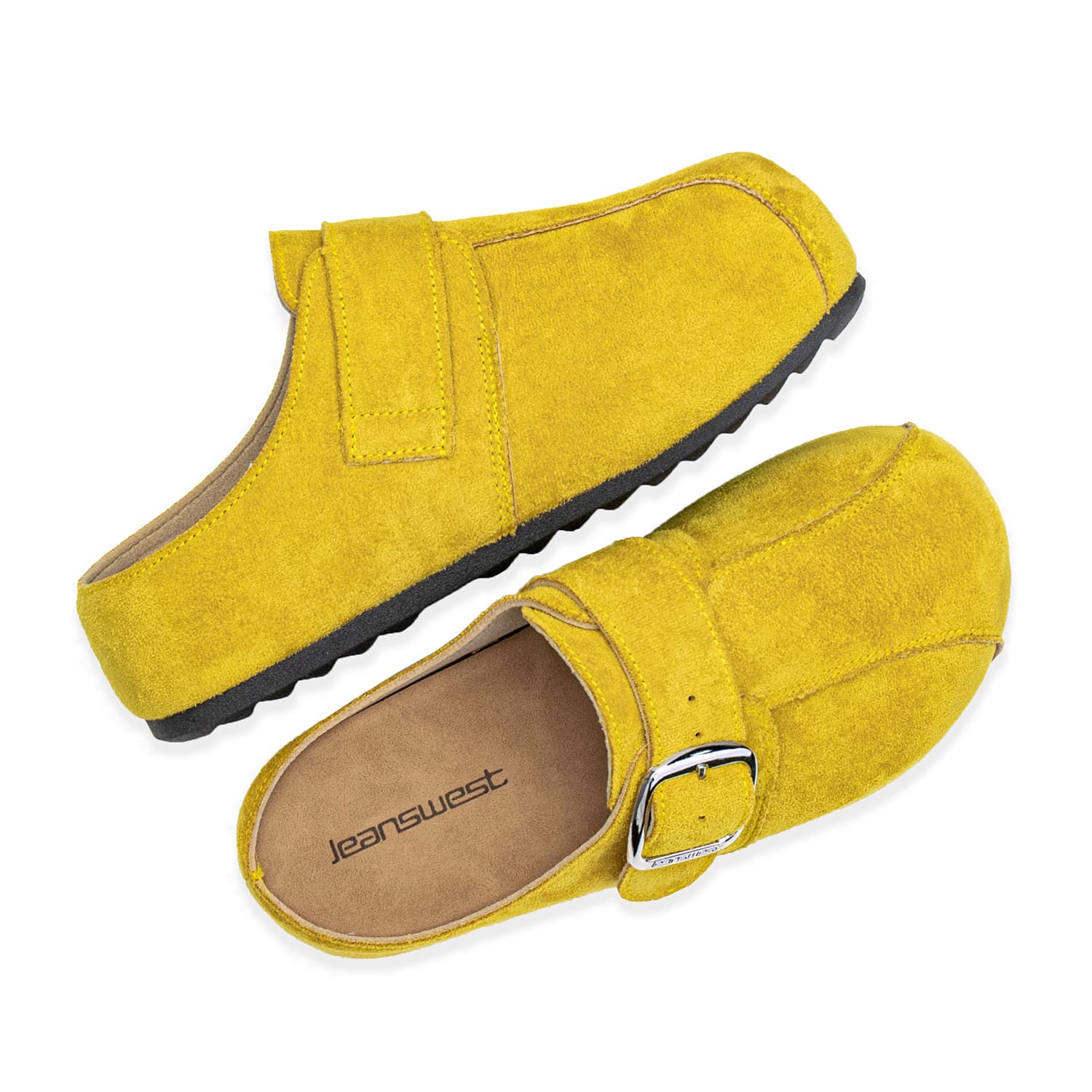 Сандалии JEANSWEST Обувь в стиле Birkenstock Желтый (Универсальный размер) Женские - изображение 2