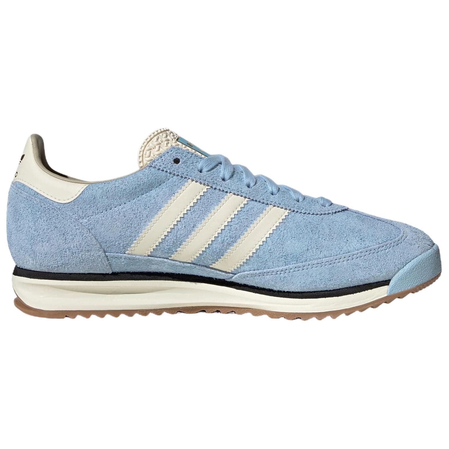 Кроссовки Adidas Originals SL 72 RS Повседневная обувь Небесно-синий Бежевый Основной черный Мужской - изображение 2