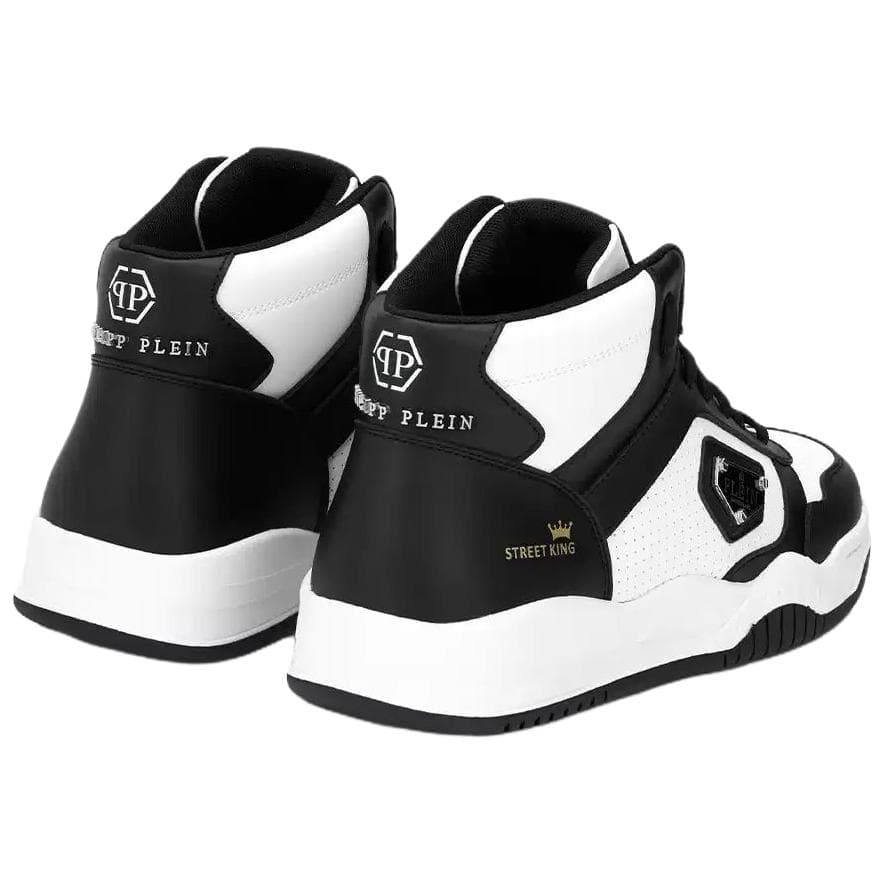 Кроссовки PHILIPP PLEIN Кеды для скейтбординга High Топ Черный белый Мужской - изображение 5