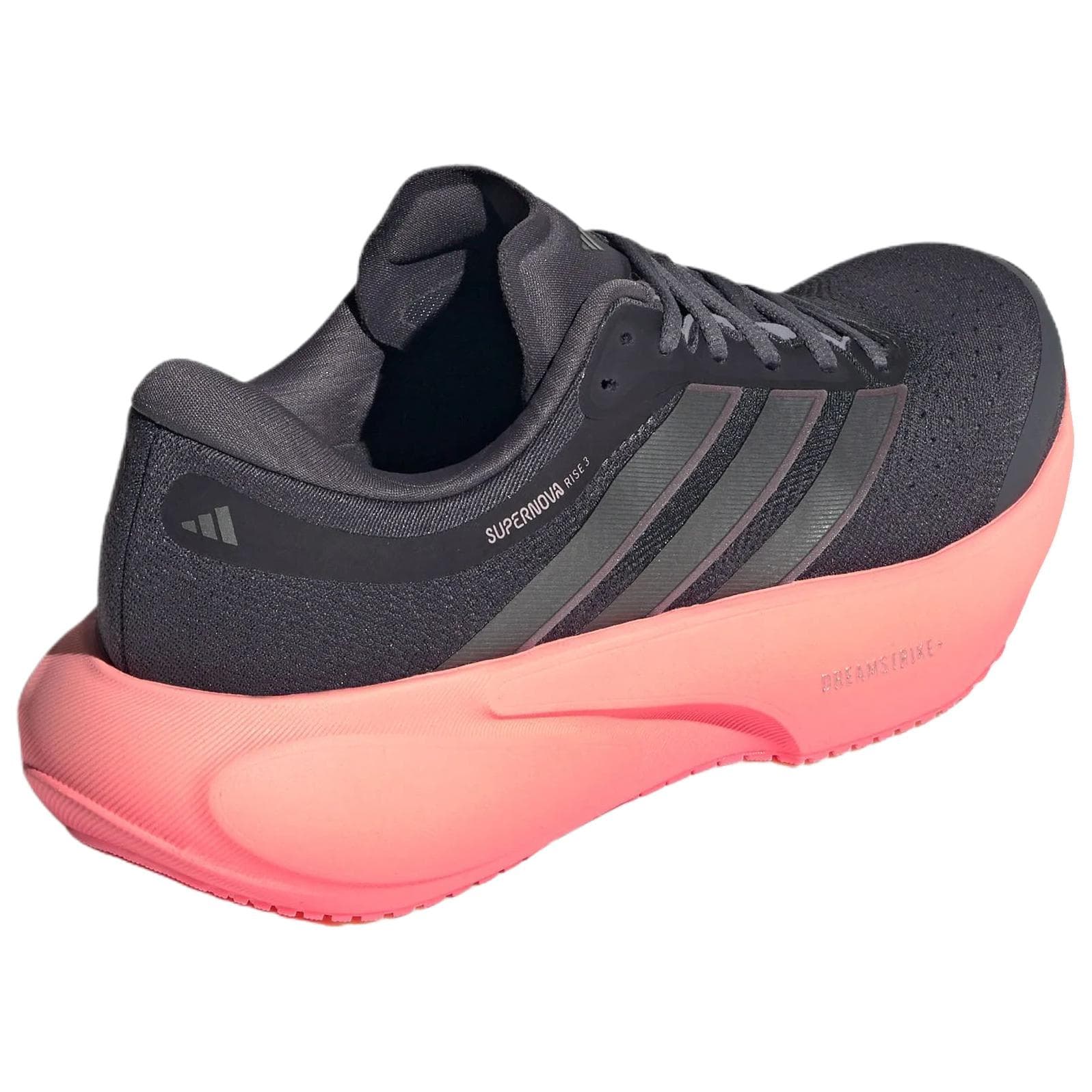 Кроссовки для бега Adidas SUPERNOVA RISE 3 Беговые кроссовки Aurora Серый Неоново-красный Женские - изображение 4