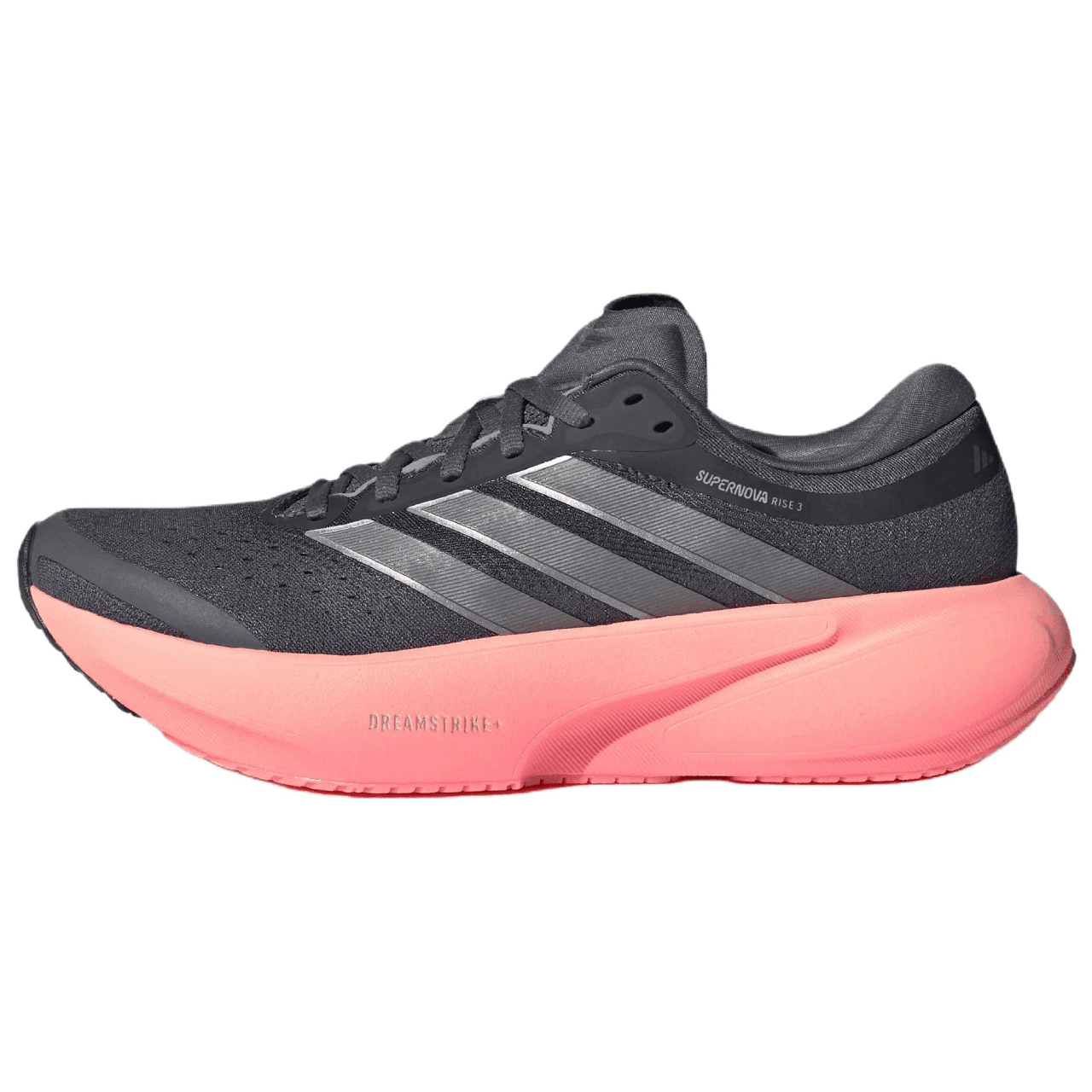 Кроссовки для бега Adidas SUPERNOVA RISE 3 Беговые кроссовки Aurora Серый Неоново-красный Женские - изображение 1
