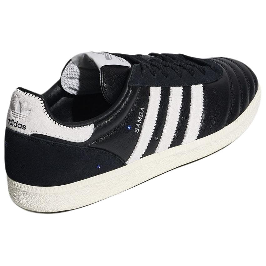 Кроссовки Adidas Originals Samba JP Skate Shoes Low Top Черный Ярко-белый Нефритовый белый Унисекс - изображение 4