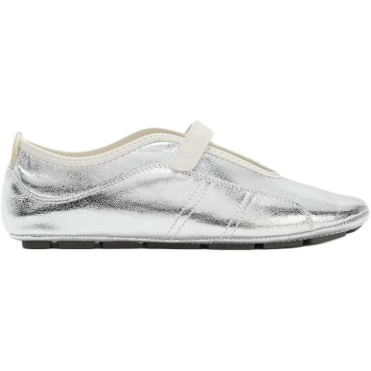 ZARA Mary Jane Shoes Silver Women's - изображение 2