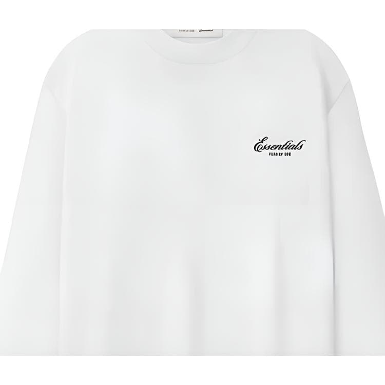 Футболка Fear Of God Essentials Ярко-белые Женские T-рубашки - изображение 5